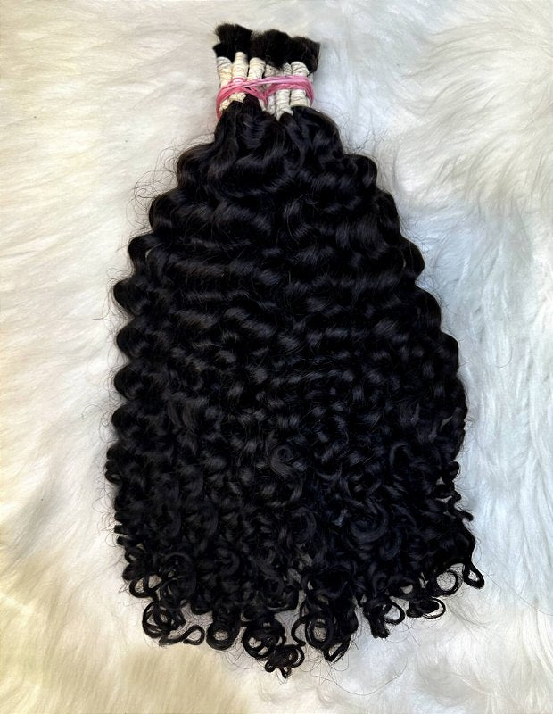 Cabelo Brasileiro Regional Castanho Cacheado 100g – foto 3