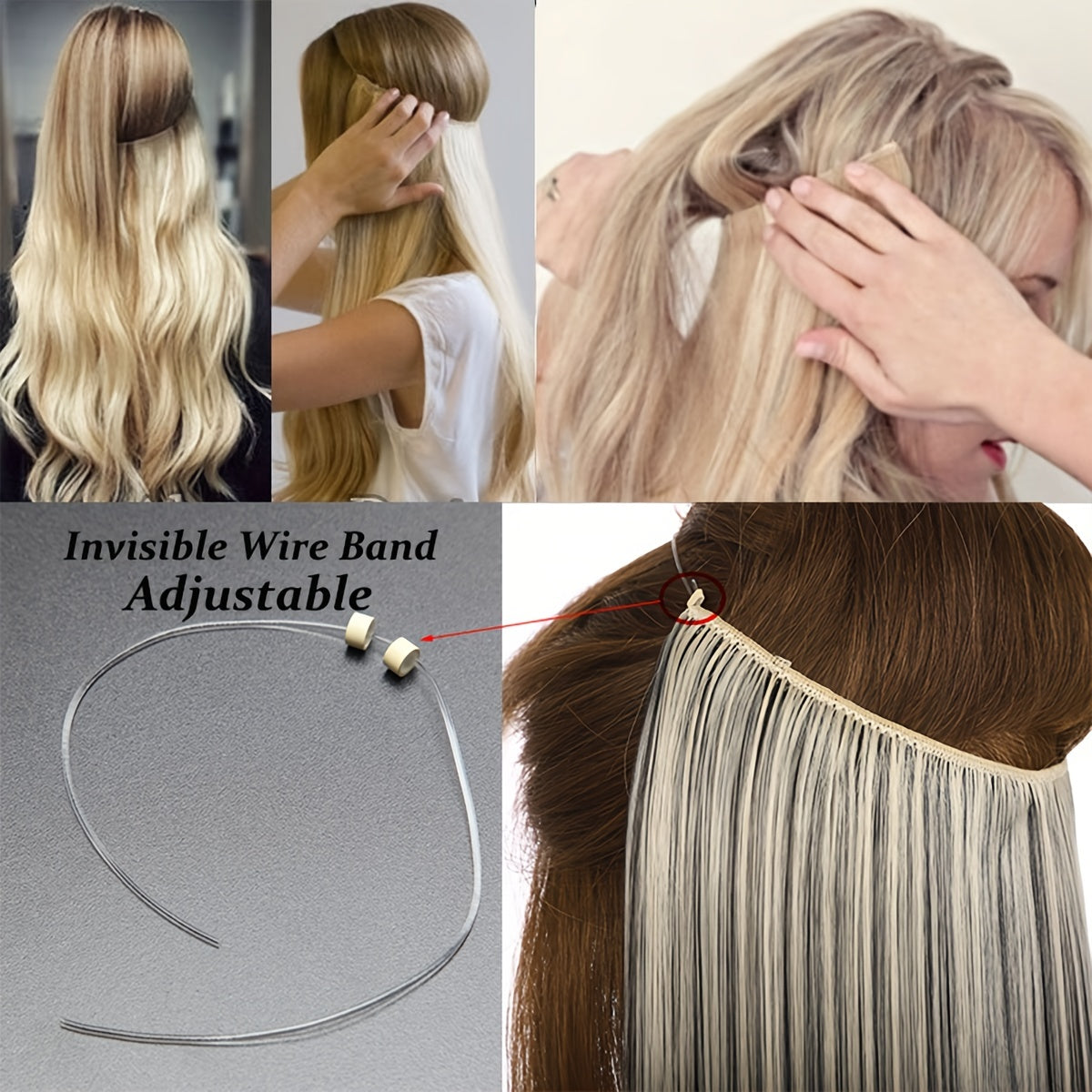 Extensão de Cabelo Fio Invisível Secret Hair