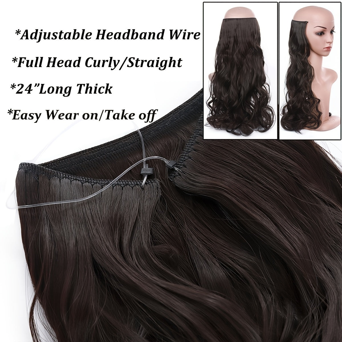 Extensão de Cabelo Fio Invisível Secret Hair