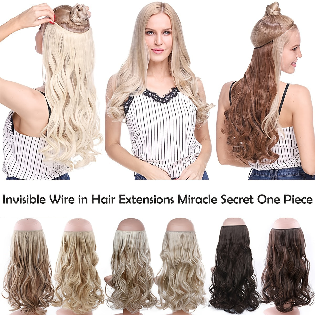 Extensão de Cabelo Fio Invisível Secret Hair