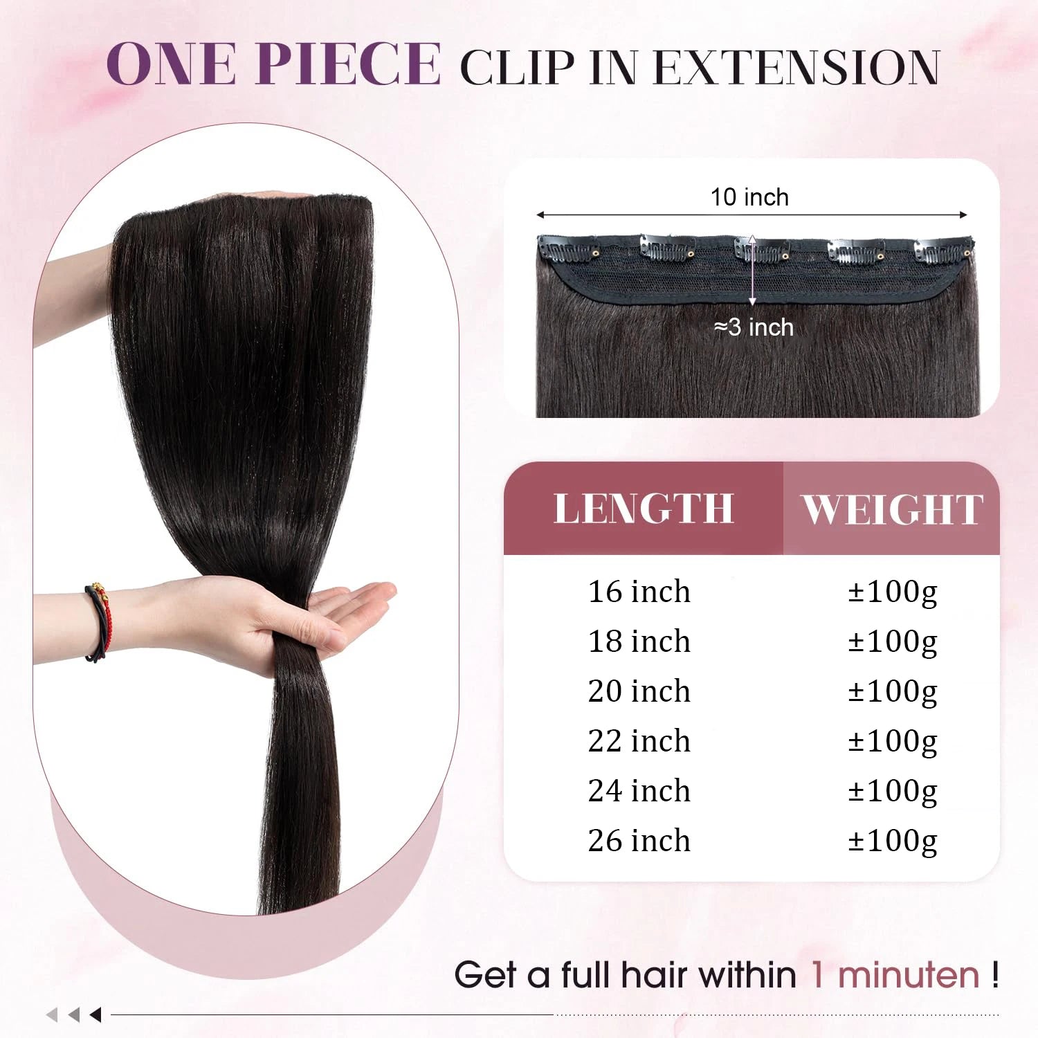 Mega Hair Clip In de Cabelo Humano - Volume e Estilo Instantâneos!