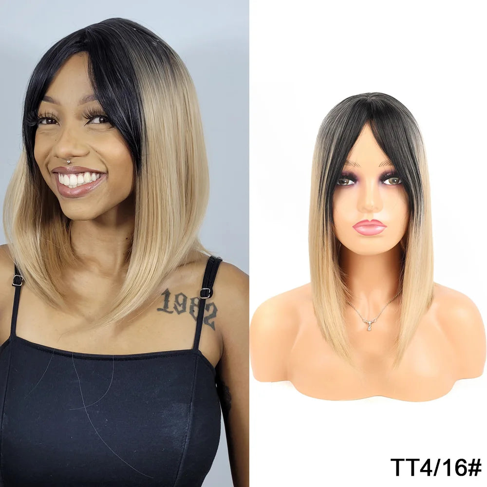 eruca Riana Moda 50cm Liso em Camadas Fibra Orgânica