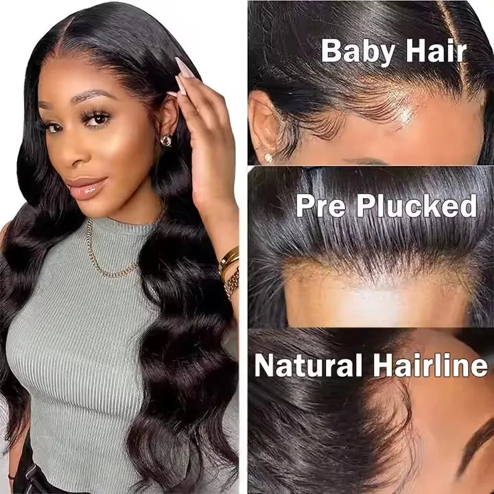Peruca de Cabelo Humano Brasileiro Virgem Natural