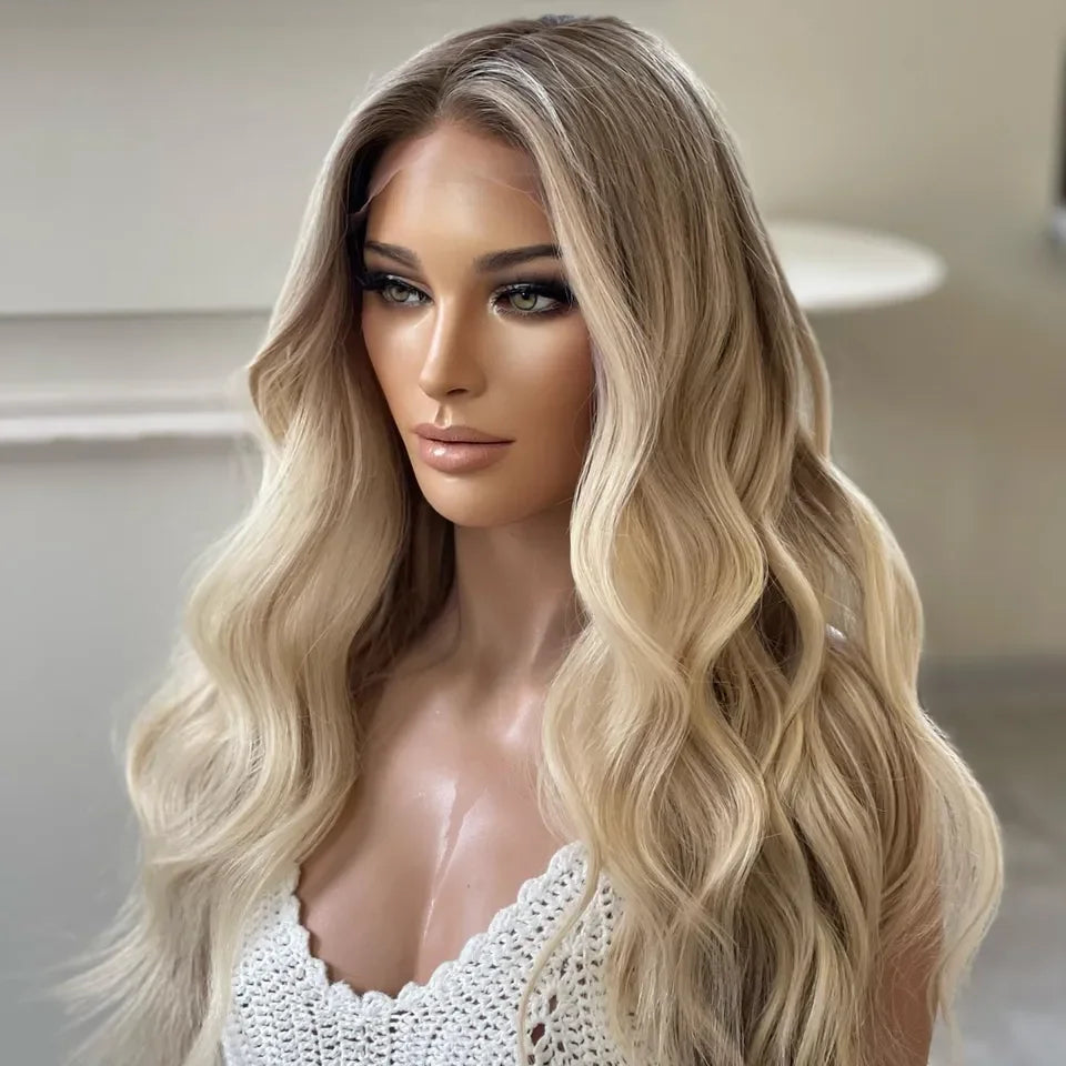 Peruca de Cabelo Humano Europeu