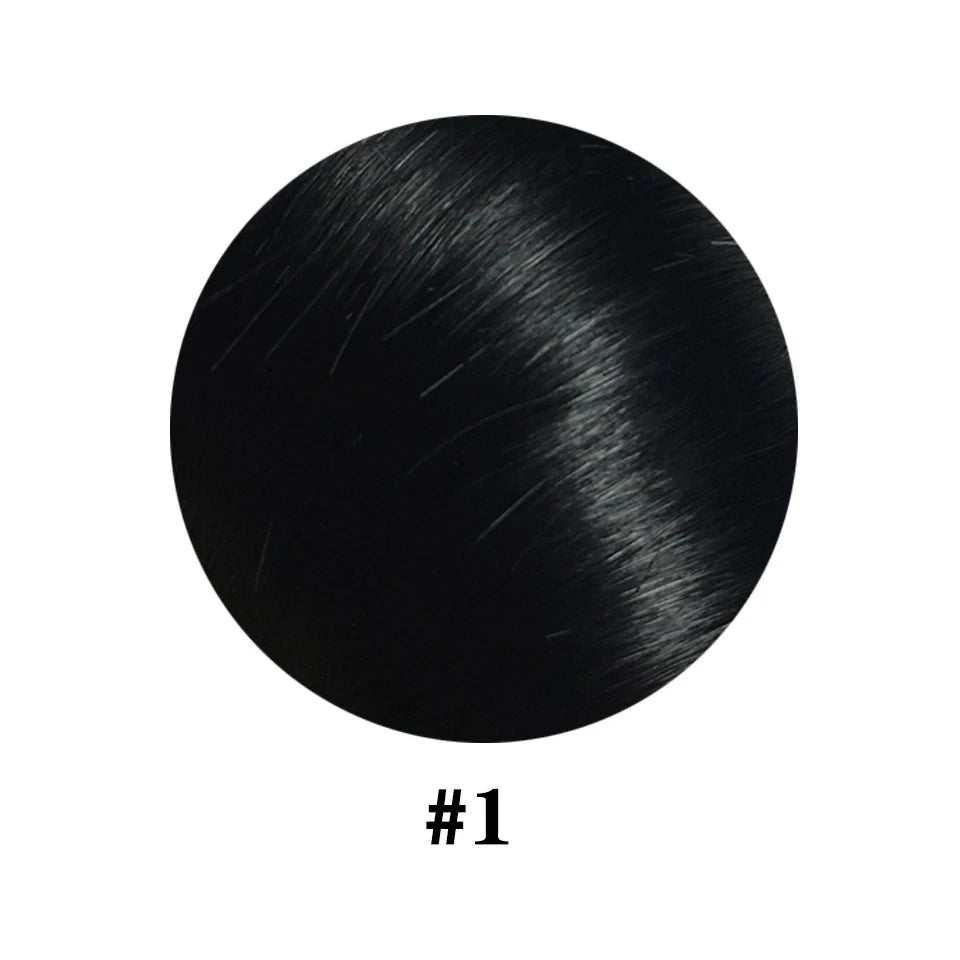 Mega Hair Clip In Ondulado Preto #1B - 100% Cabelo Humano