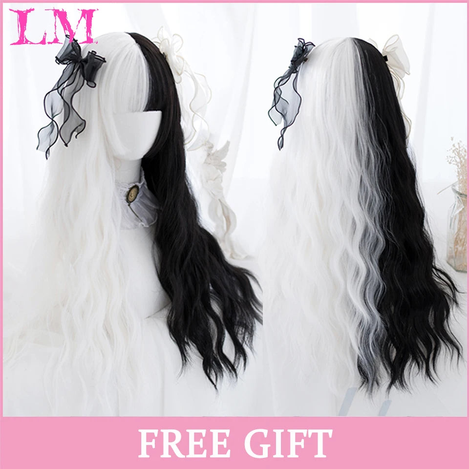 Peruca Rosa Cosplay com Franja 60cm Lisa | Polly Hair