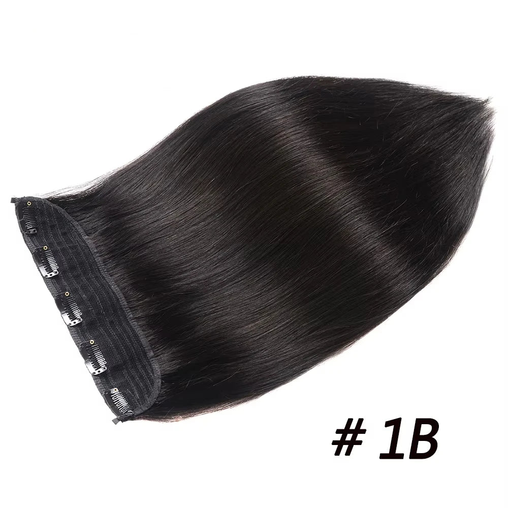Mega Hair Clip In Castanho Claro - 100% Cabelo Humano