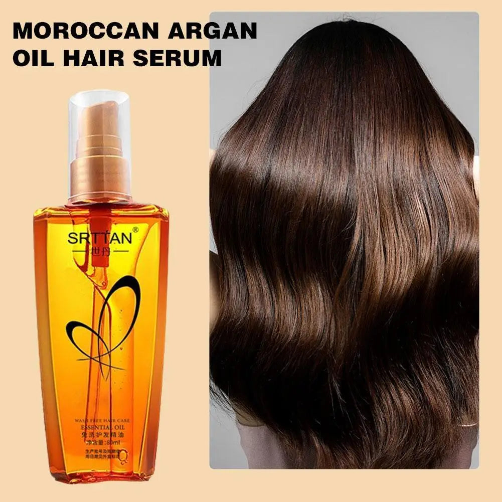 Moroccan Argan Oil Hair Serum – Óleo Capilar em Spray Leve