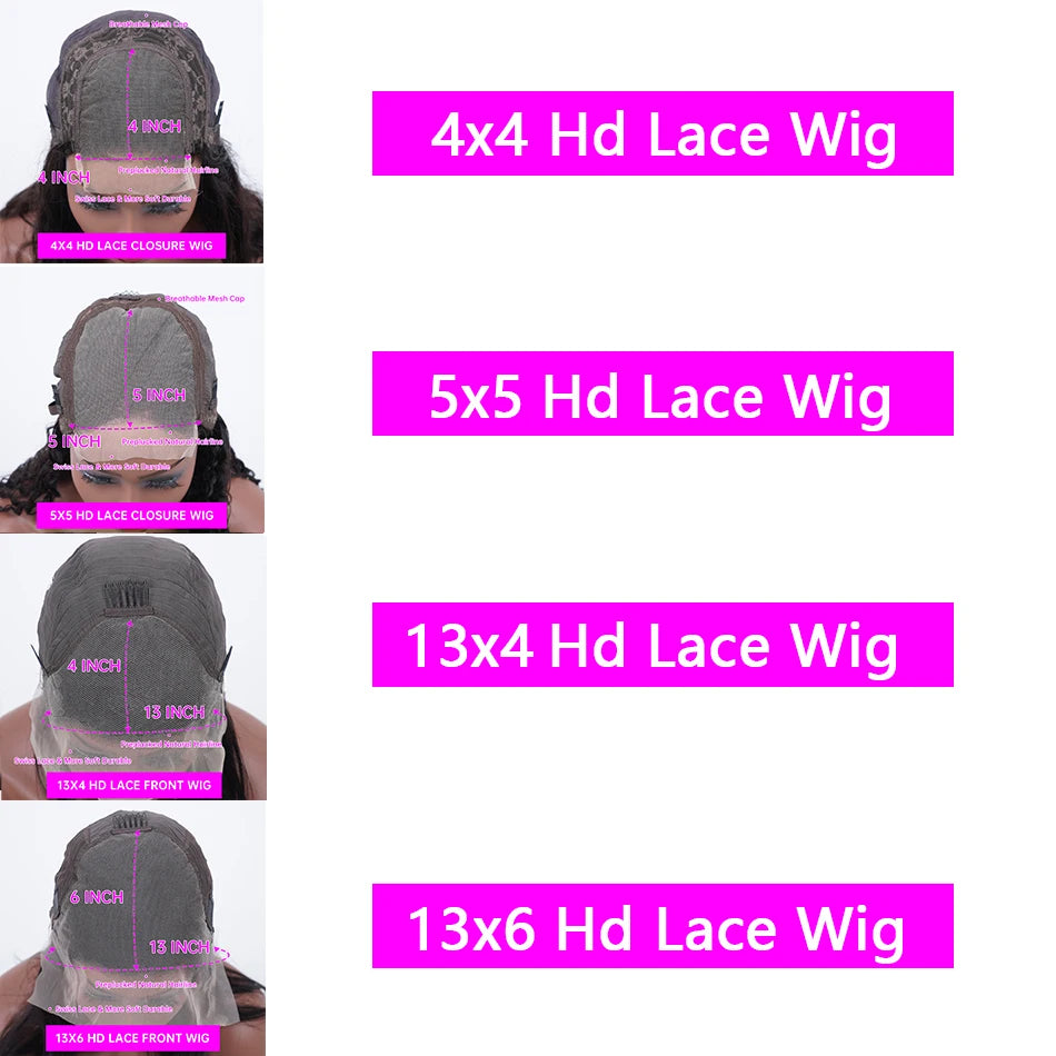 Peruca 13x6 Lace Front Cabelo Humano Body Wave 66cm