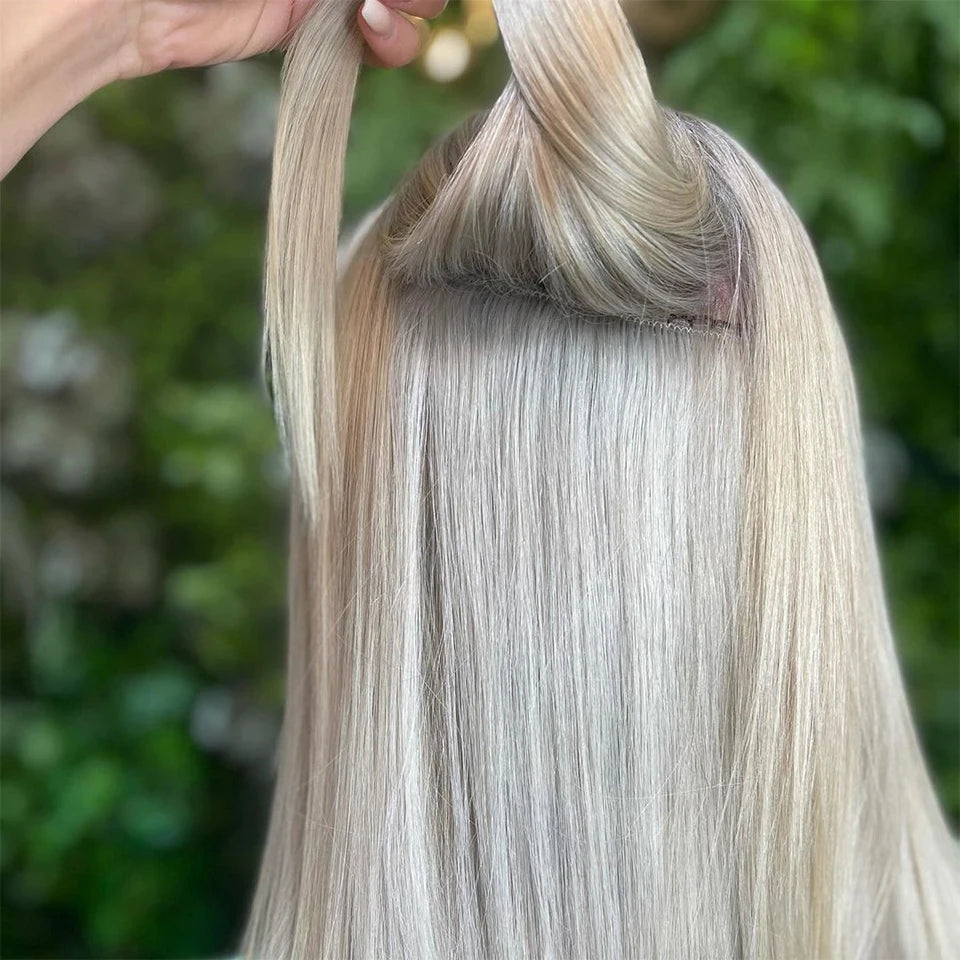 Mega Hair Clip In Castanho Claro - 100% Cabelo Humano