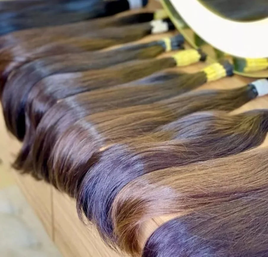 Cabelo Brasileiro do Sul Castanho Claro Liso 100g