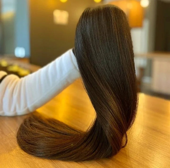 Cabelo Brasileiro do Sul Castanho Médio Liso 50g