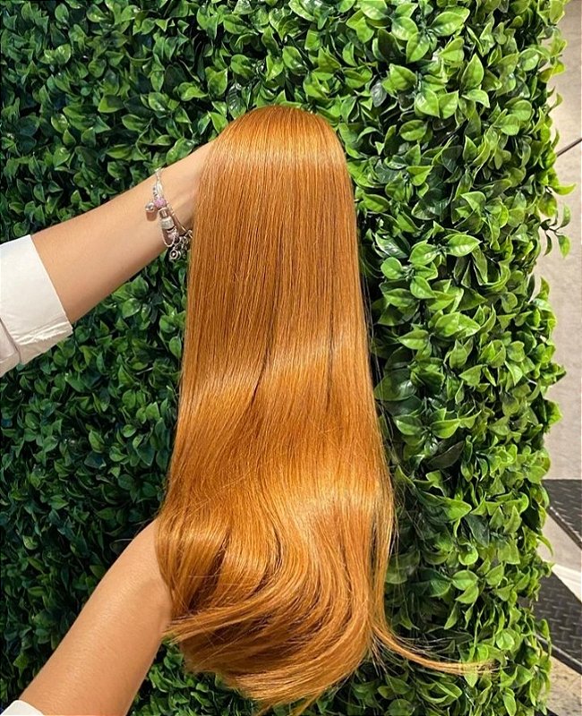 Cabelo Brasileiro do Sul Loiro Mel Liso 50g – Cabelo Humano Natural
