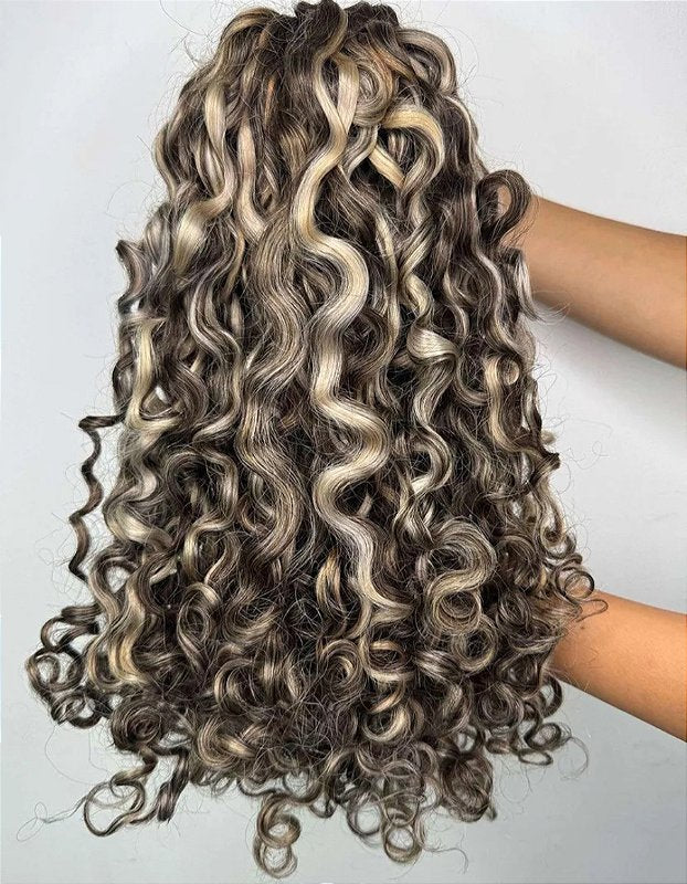 Cabelo Brasileiro Regional Loiro Cacheado 100g – foto 4