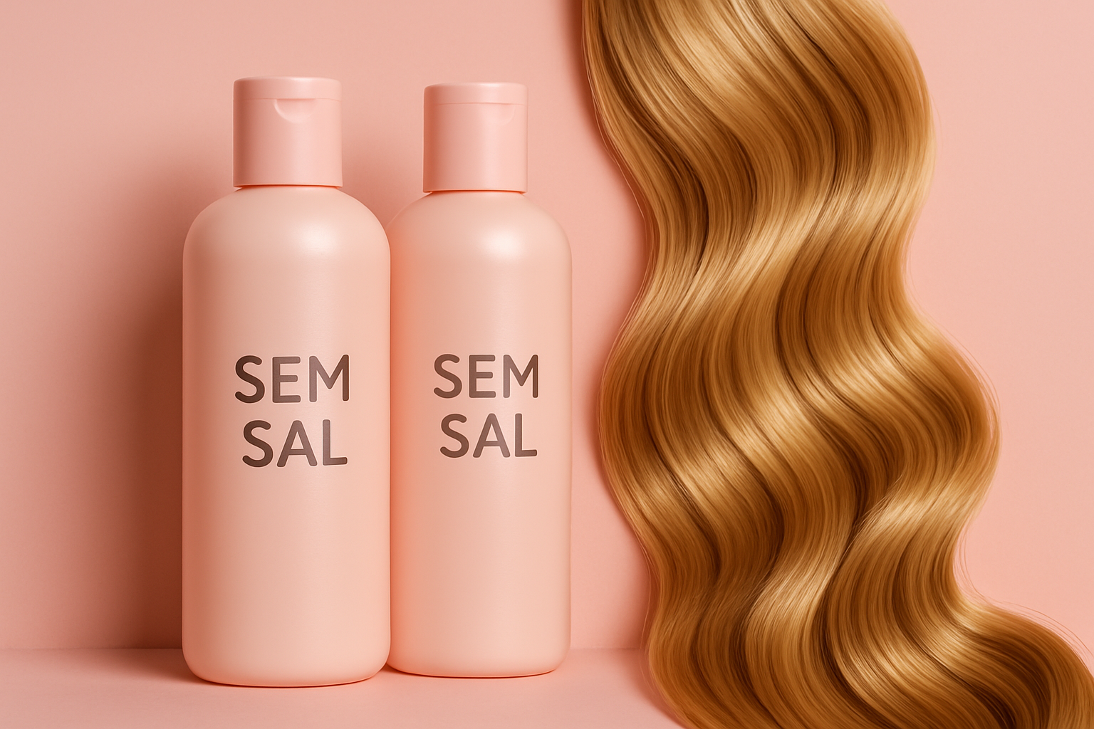 Produtos sem sal: por que são indispensáveis para Mega Hair