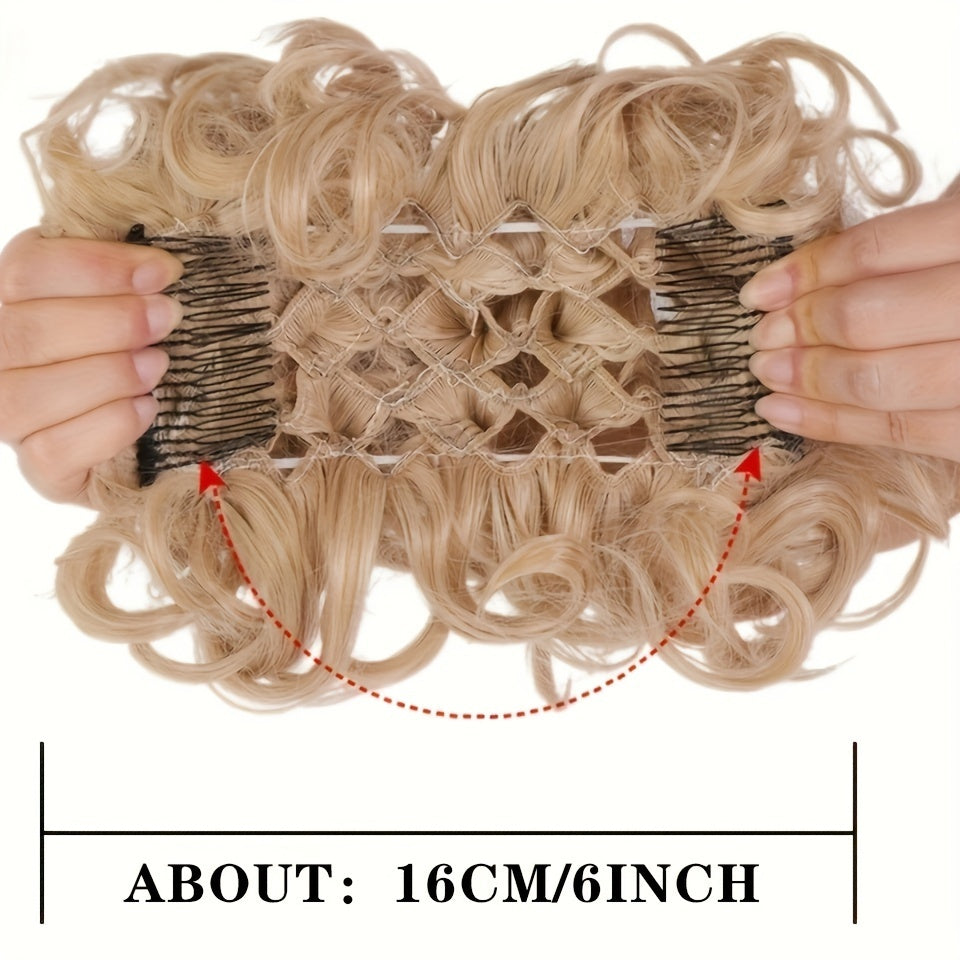 Coque de Cabelo Sintético Volumoso