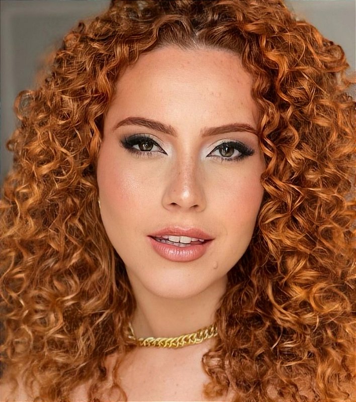 Cabelo Brasileiro Regional Loiro Mel Cacheado 50g – foto 5