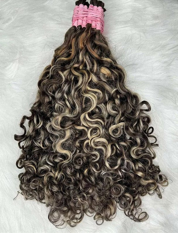 Cabelo Brasileiro Regional Loiro Cacheado 50g – foto 4