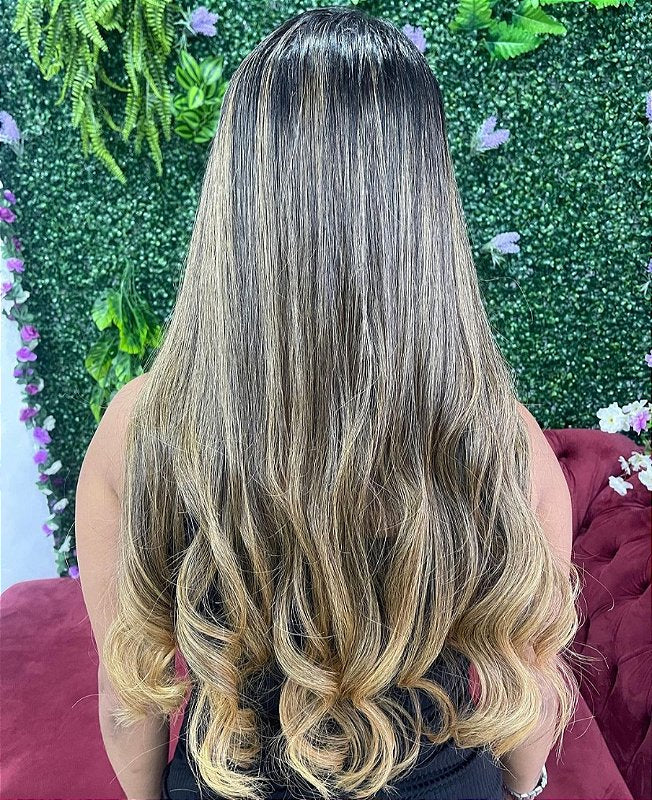 Cabelo Brasileiro do Sul Ombré Hair Ondulado 100g – foto 3