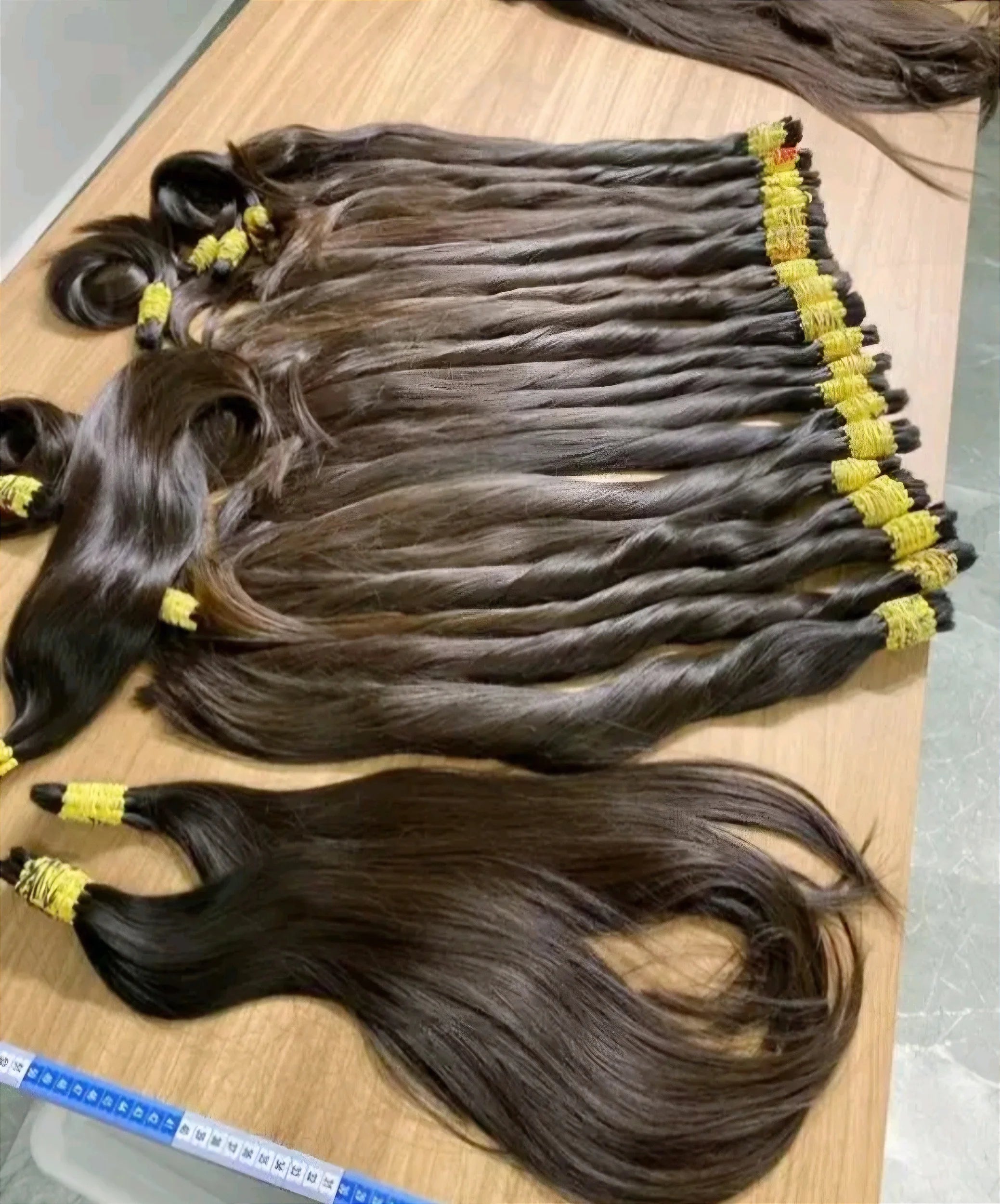 Cabelo Brasileiro do Sul Castanho Natural Liso 50g