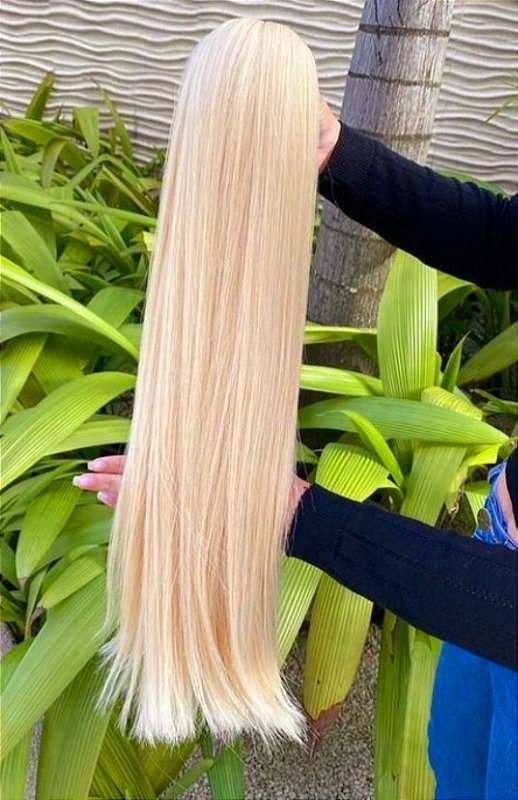 Cabelo Brasileiro do Sul Loiro Liso 50g – foto 2