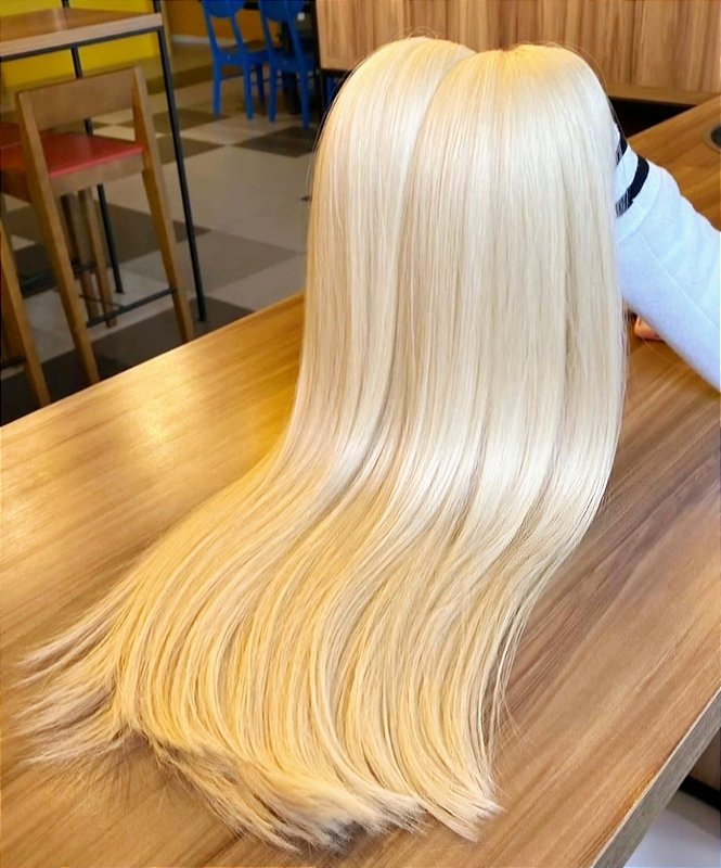 Cabelo Brasileiro do Sul Loiro Liso 50g – foto 4