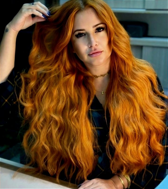 Cabelo Brasileiro do Sul Loiro Mel Ondulado 50g – foto 4