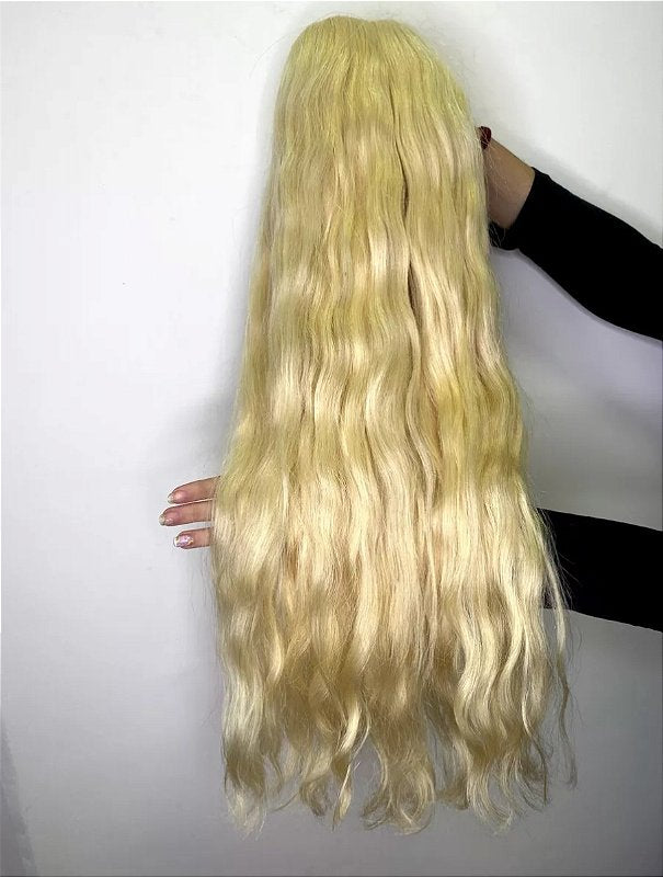 Cabelo Brasileiro do Sul Loiro Ondulado 100g – foto 4