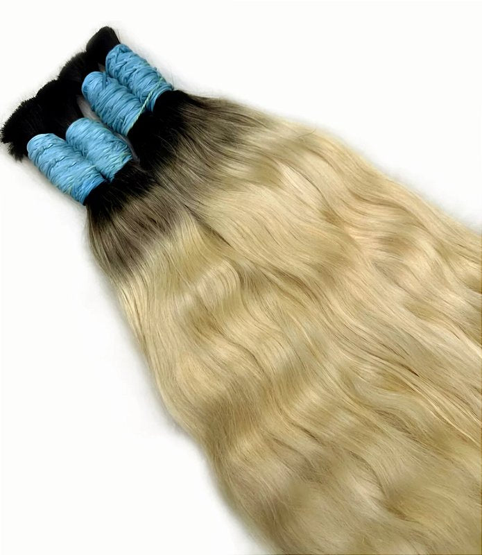 Cabelo Brasileiro do Sul Loiro Ondulado 100g – foto 5