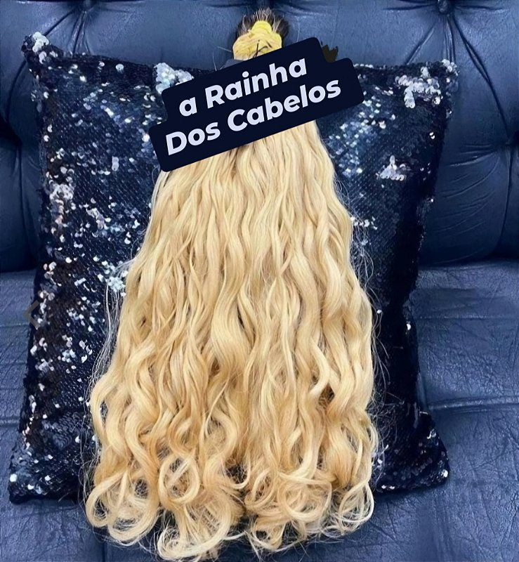 Cabelo Brasileiro do Sul Loiro Ondulado 100g – foto 2