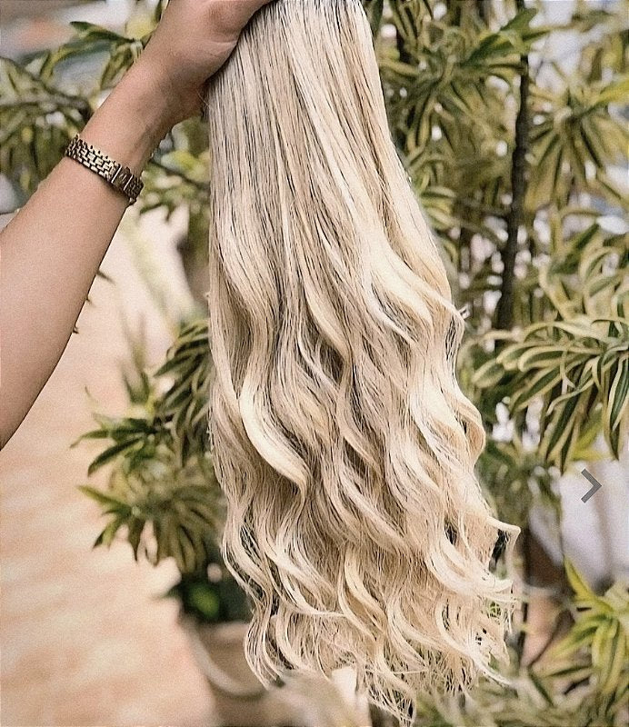 Cabelo Brasileiro do Sul Mesclado Ondulado 50g – foto 2