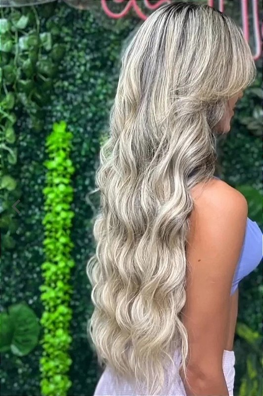 Cabelo Brasileiro do Sul Mesclado Ondulado 50g – Cabelo Humano Natural