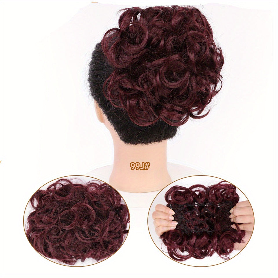 Coque de Cabelo Sintético Volumoso