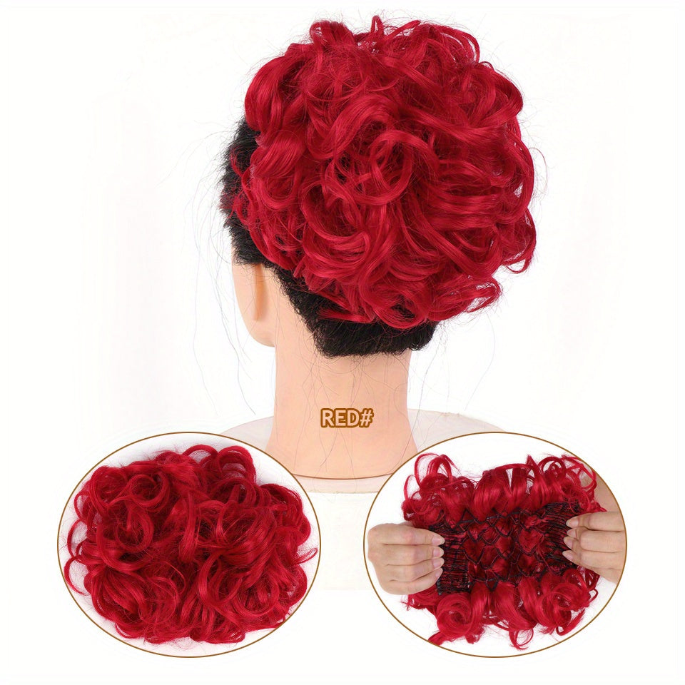 Coque de Cabelo Sintético Volumoso