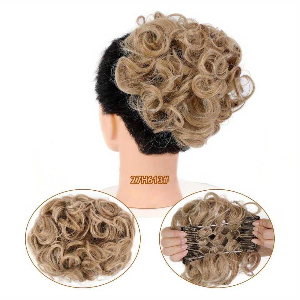 Coque de Cabelo Sintético Volumoso