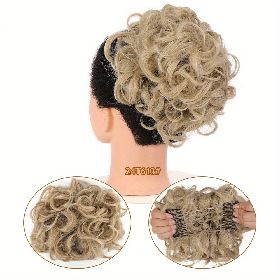 Coque de Cabelo Sintético Volumoso