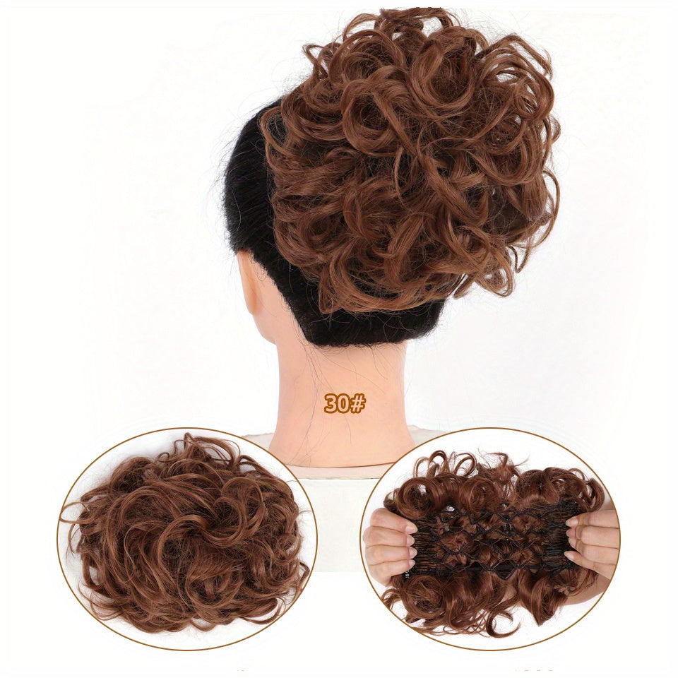 Coque de Cabelo Sintético Volumoso