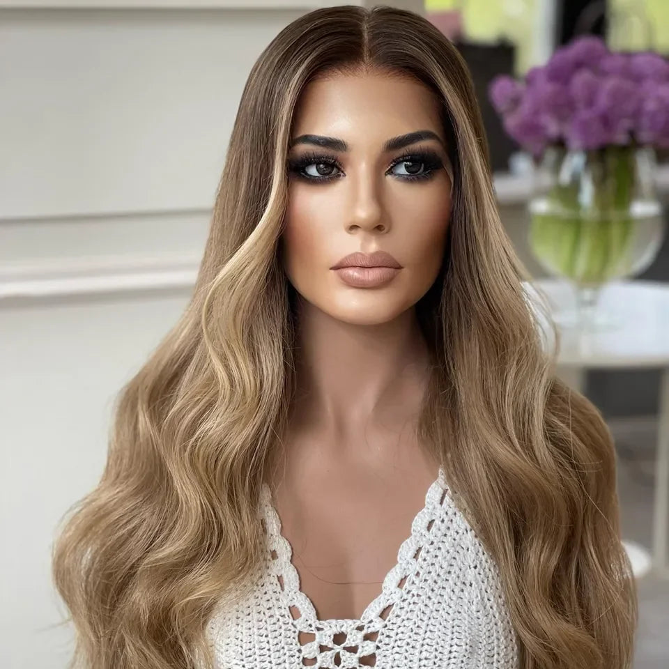 Peruca de Cabelo Humano Europeu