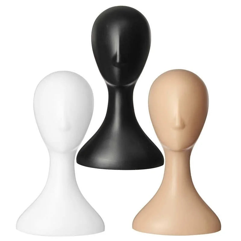 Cabeça de Treinamento com Cabelo Humano para Prática de Cabeleireiro