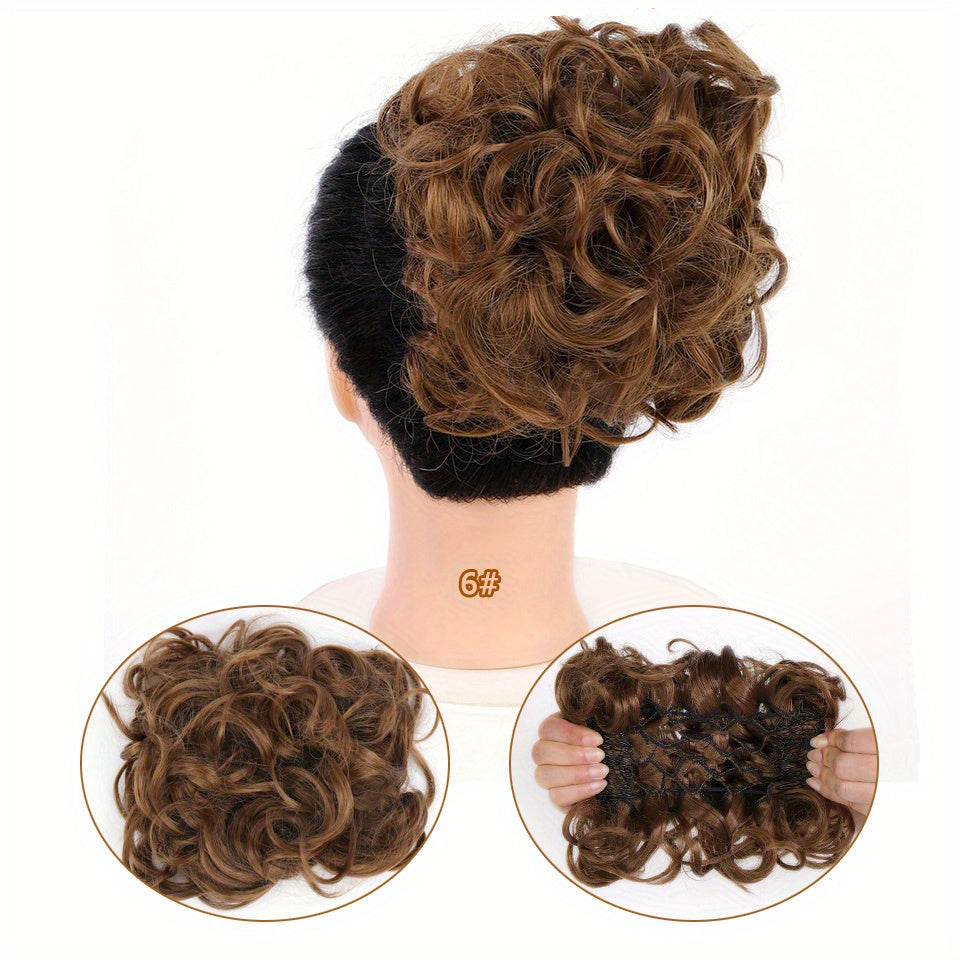 Coque de Cabelo Sintético Volumoso