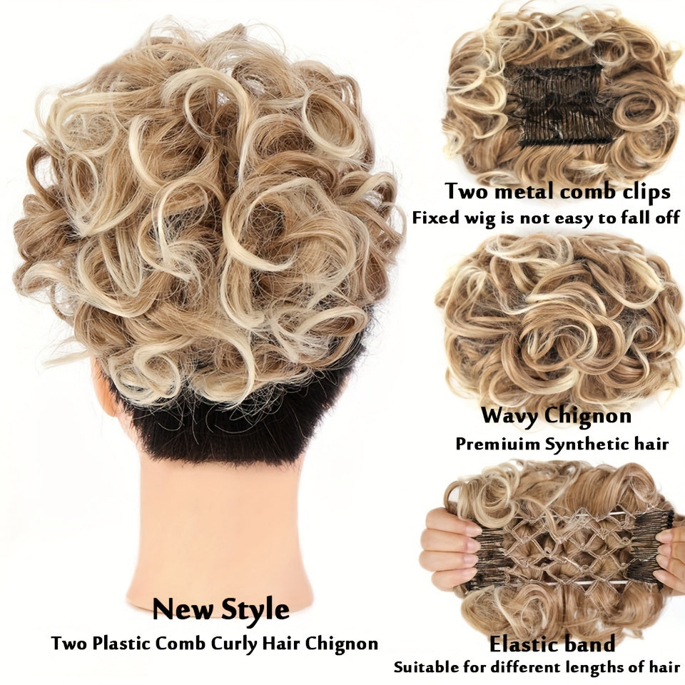 Coque de Cabelo Sintético Volumoso