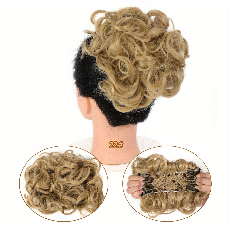 Coque de Cabelo Sintético Volumoso