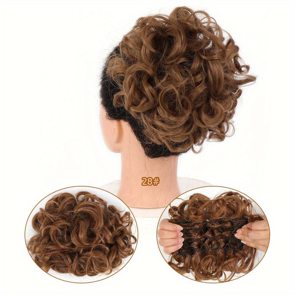 Coque de Cabelo Sintético Volumoso