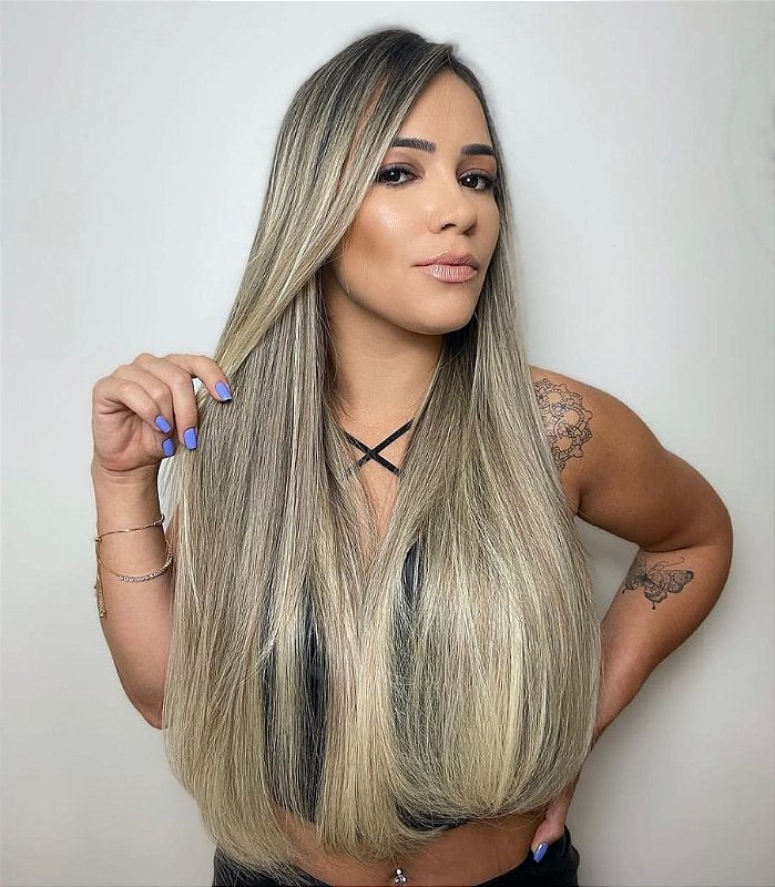Cabelo Brasileiro do Sul Mesclado Ondulado 50g – foto 5