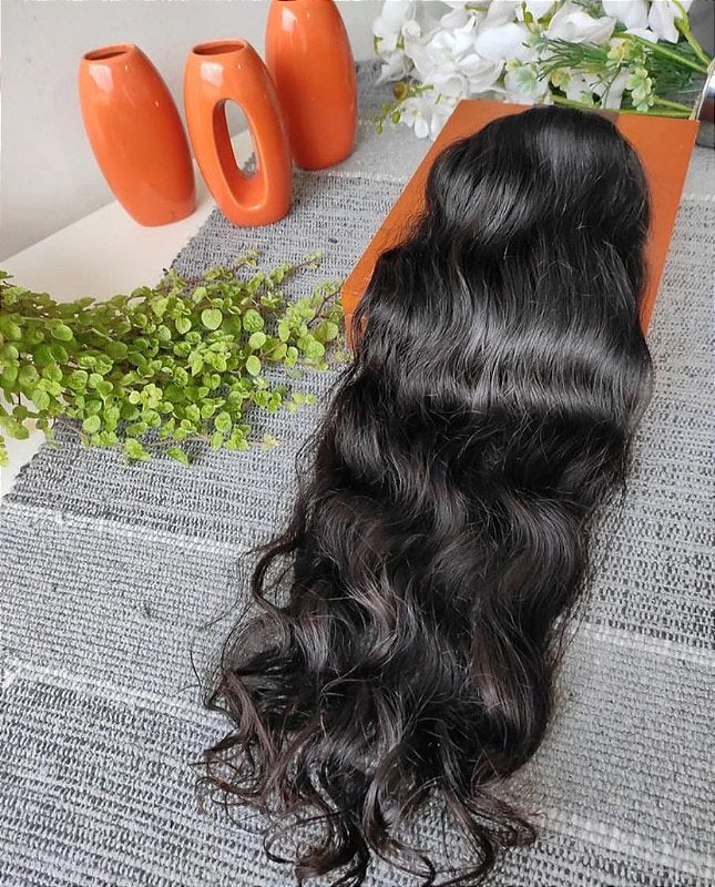 Cabelo Brasileiro do Sul Castanho Natural Ondulado 50g – foto 2