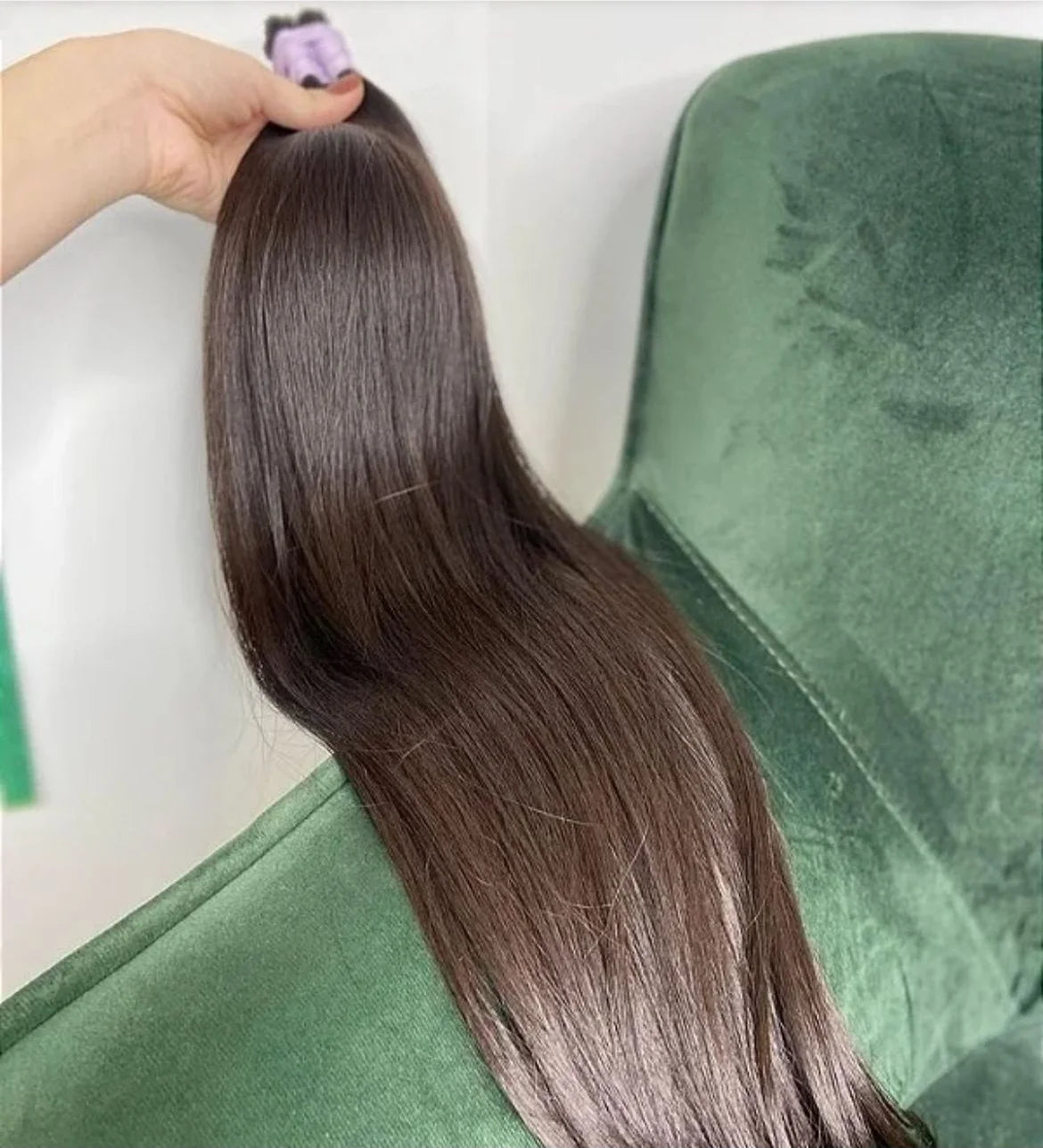 Cabelo Brasileiro do Sul Castanho Claro Liso 100g