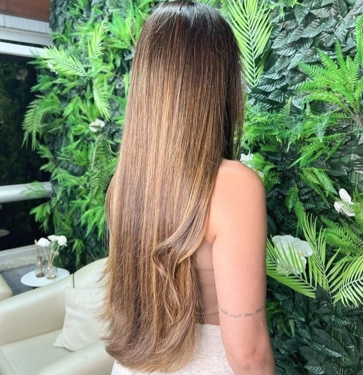 Cabelo Brasileiro do Sul Ombré Hair Ondulado 100g – foto 5