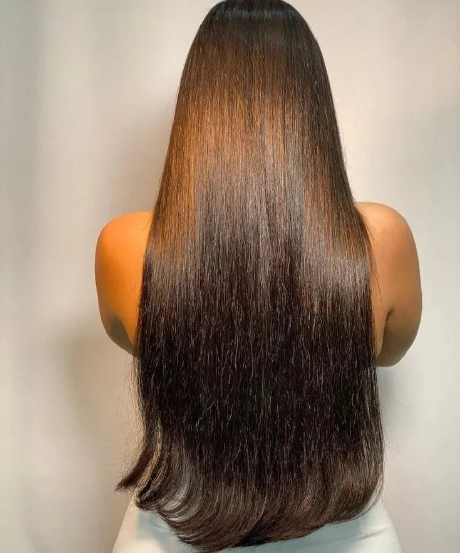 Cabelo Brasileiro do Sul Castanho Claro Liso 100g