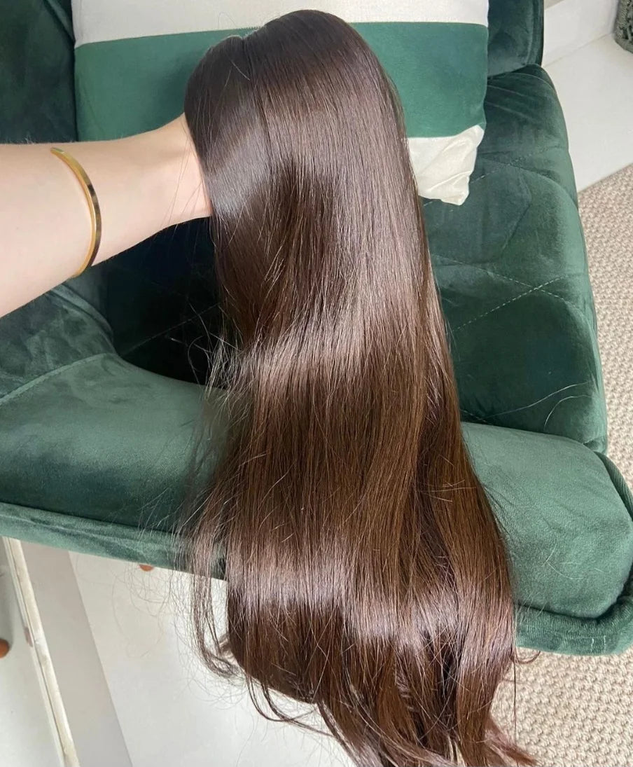 Cabelo Brasileiro do Sul Castanho Claro Liso 100g